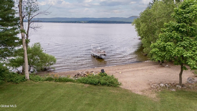 115 Shore Dr, Broadalbin, NY 12025 - water view with a mountainous background
