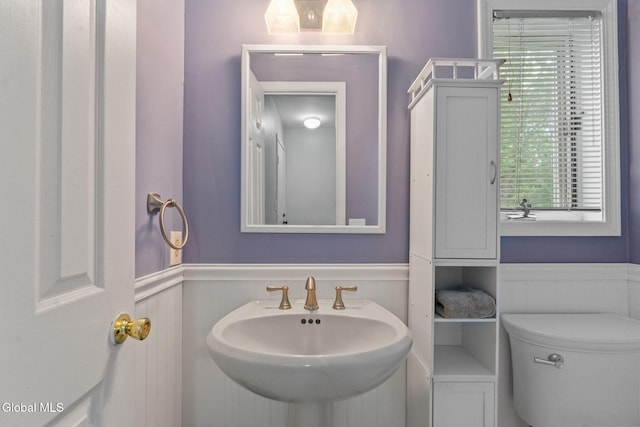 5 Gregg Rd, Altamont, NY 12009 - bathroom featuring a wainscoted wall and a sink