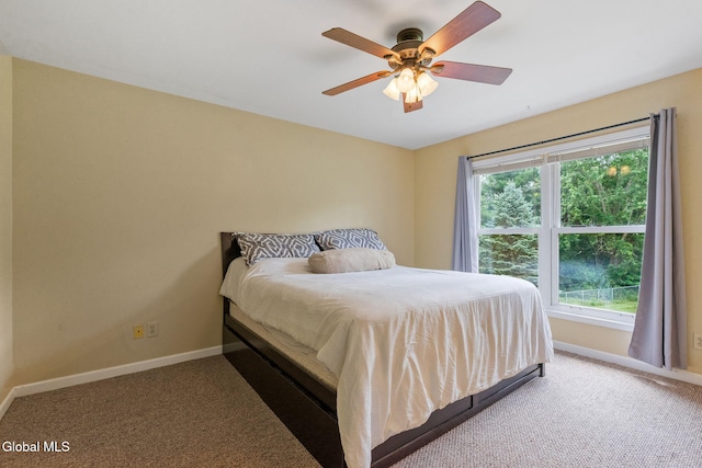 5 Gregg Rd, Altamont, NY 12009 - carpeted bedroom with baseboards and ceiling fan