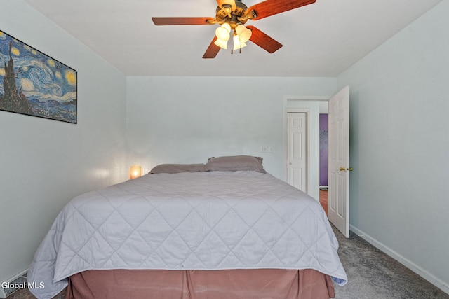 5 Gregg Rd, Altamont, NY 12009 - bedroom with carpet floors and ceiling fan