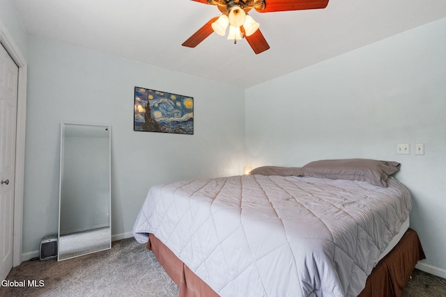5 Gregg Rd, Altamont, NY 12009 - carpeted bedroom with baseboards and a ceiling fan