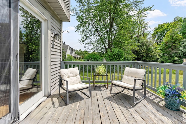 5 Gregg Rd, Altamont, NY 12009 - view of wooden terrace