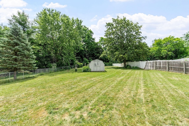 5 Gregg Rd, Altamont, NY 12009 - fenced backyard featuring a shed