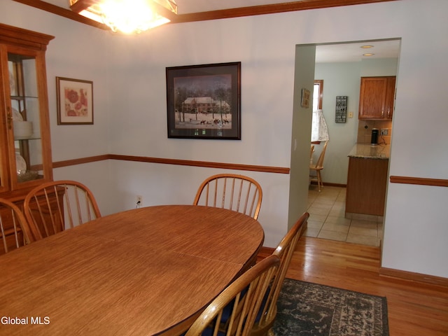 22 Frances Ln, Bethlehem, NY 12203 - dining room with wood finished floors and baseboards