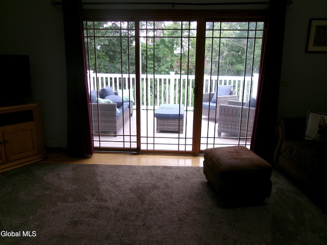22 Frances Ln, Bethlehem, NY 12203 - entryway with carpet flooring