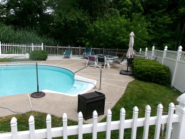 22 Frances Ln, Bethlehem, NY 12203 - view of swimming pool featuring a patio
