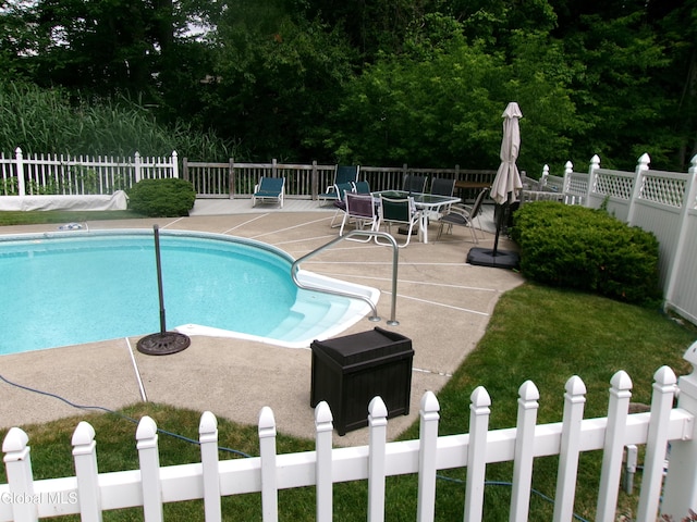 22 Frances Ln, Bethlehem, NY 12203 - view of swimming pool featuring a patio area