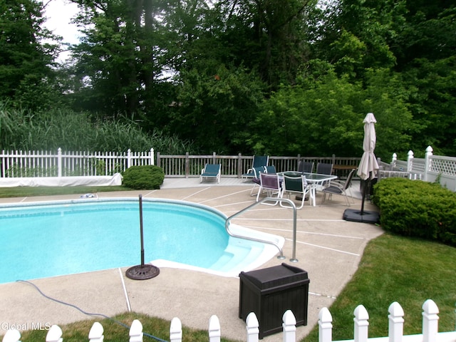 22 Frances Ln, Bethlehem, NY 12203 - view of pool with a patio area