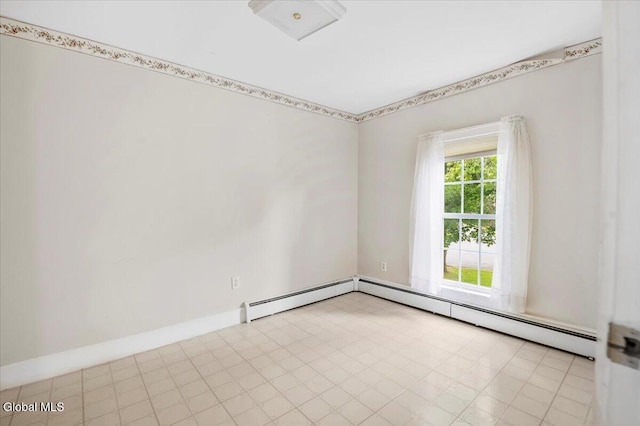 7 Swan St, Hudson Falls, NY 12839 - unfurnished room with baseboard heating