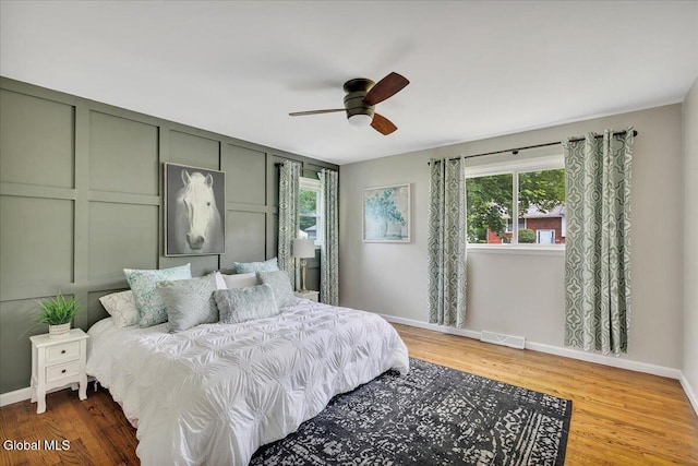 611 Via Ponderosa, Schenectady, NY 12303 - bedroom featuring wood finished floors and ceiling fan