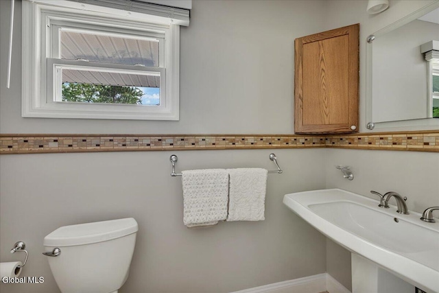 611 Via Ponderosa, Schenectady, NY 12303 - half bath featuring toilet and a sink