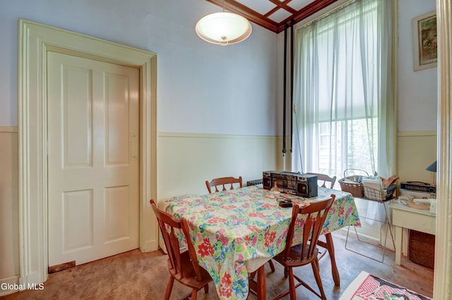 61 Mohawk St, Fort Plain, NY 13339 - dining area with carpet floors