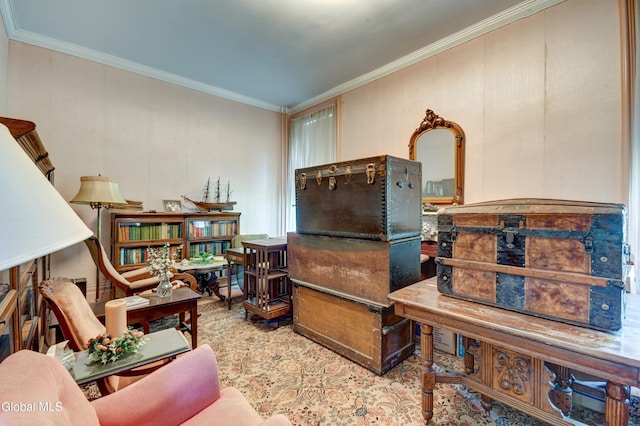 61 Mohawk St, Fort Plain, NY 13339 - living area featuring ornamental molding