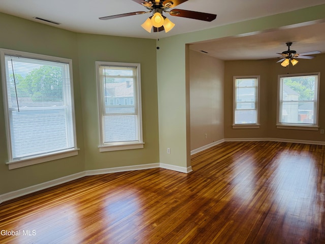 471-473 Harrison Ave, Schenectady, NY 12306 - unfurnished room featuring a ceiling fan and wood finished floors