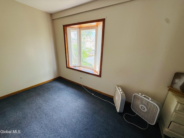 471-473 Harrison Ave, Schenectady, NY 12306 - spare room featuring dark colored carpet and baseboards