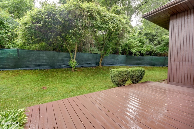 5 Wendfair Ter, Colonie, NY 12205 - wooden terrace featuring a fenced backyard