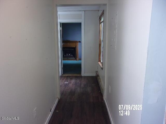 20 N 4th Ave, Ilion, NY 13357 - hallway featuring wood finished floors and baseboards