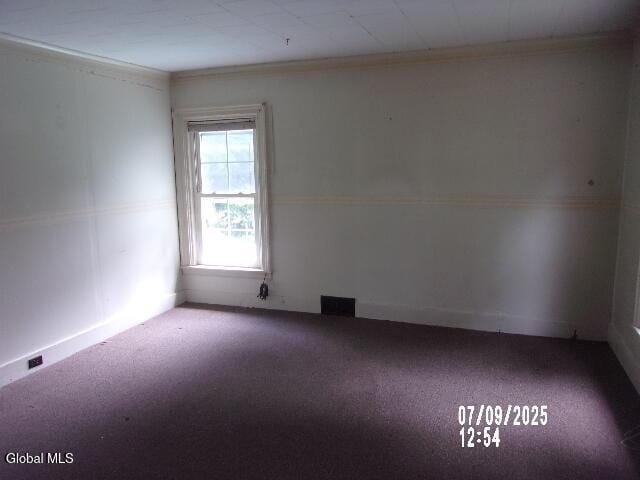 20 N 4th Ave, Ilion, NY 13357 - carpeted empty room with ornamental molding