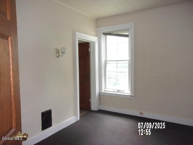 20 N 4th Ave, Ilion, NY 13357 - spare room featuring ornamental molding and carpet floors