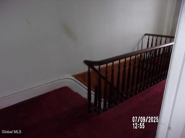 20 N 4th Ave, Ilion, NY 13357 - staircase with carpet