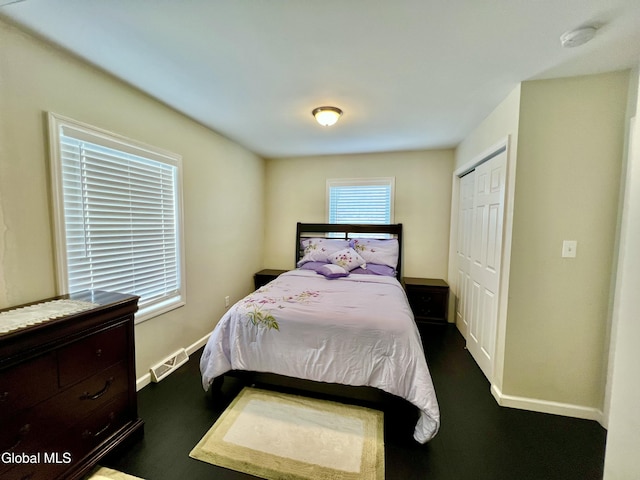 101 Prospect St, Schenectady, NY 12308 - bedroom with a closet and dark colored carpet