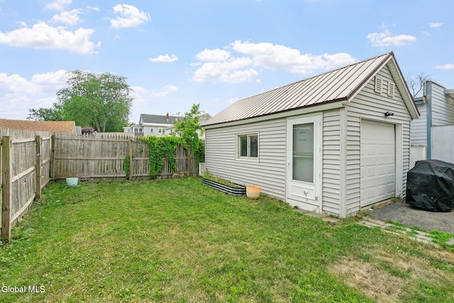 407 Huston St, Scotia, NY 12302 - view of yard with an outbuilding and a detached garage