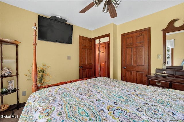 7 Marquette Ave, Colonie, NY 12110 - bedroom with carpet flooring and ceiling fan