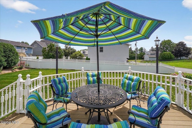 7 Marquette Ave, Colonie, NY 12110 - deck featuring a fenced backyard
