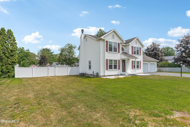 3002 Morgan Ct, Schenectady, NY 12306 - traditional-style home featuring driveway and a chimney