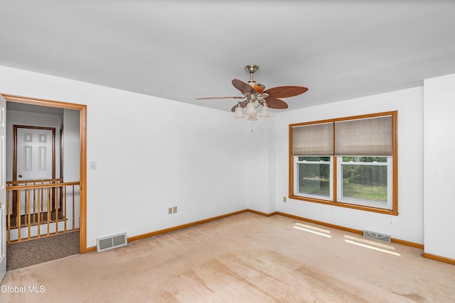 3002 Morgan Ct, Schenectady, NY 12306 - carpeted spare room with ceiling fan and baseboards