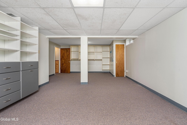 3002 Morgan Ct, Schenectady, NY 12306 - unfurnished bedroom with carpet and a paneled ceiling
