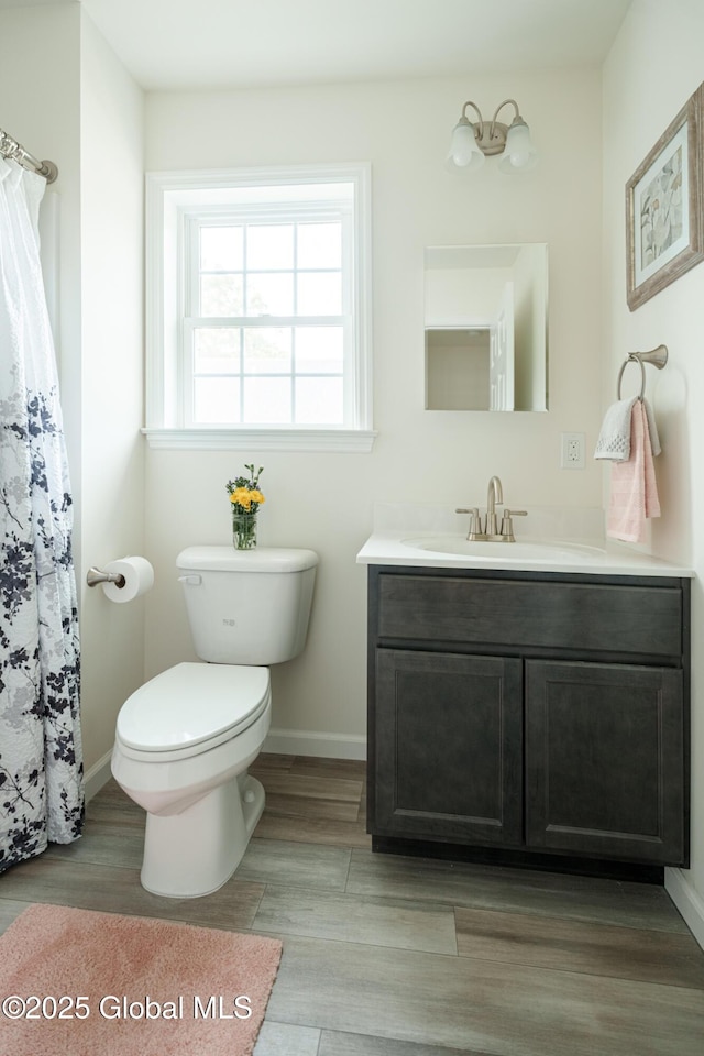 420 Summit Ave, Schenectady, NY 12307 - bathroom featuring vanity and wood finished floors