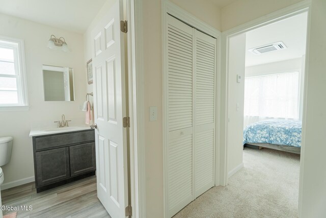 424 Summit Ave, Schenectady, NY 12307 - hall with a sink and baseboards