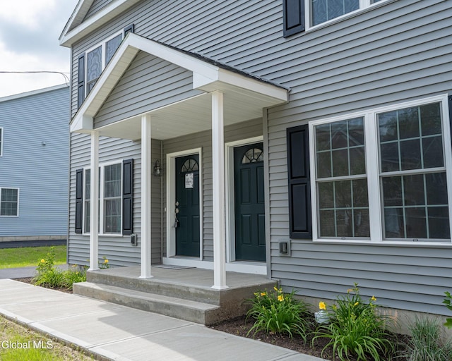 424 Summit Ave, Schenectady, NY 12307 - doorway to property with a porch