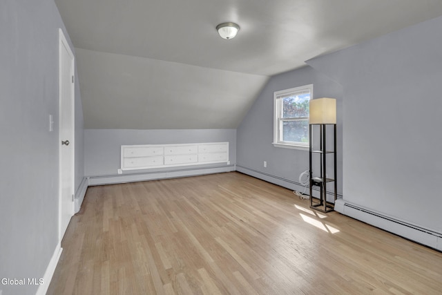 6 Briarwood Rd, Colonie, NY 12211 - bonus room featuring wood finished floors, lofted ceiling, and baseboard heating