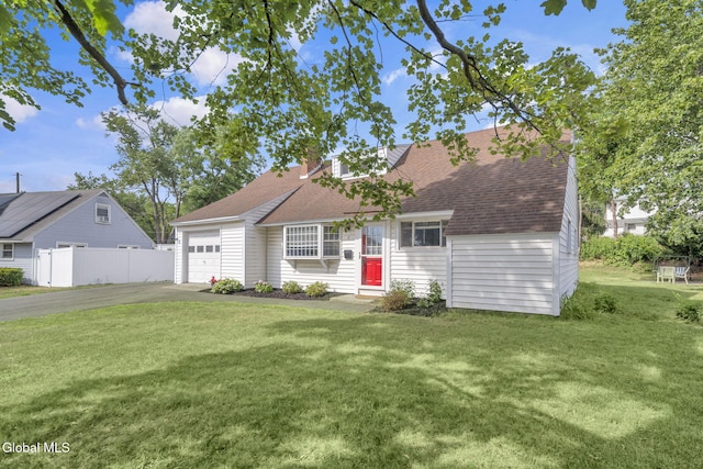6 Briarwood Rd, Colonie, NY 12211 - cape cod-style house featuring an attached garage, a chimney, driveway, and roof with shingles