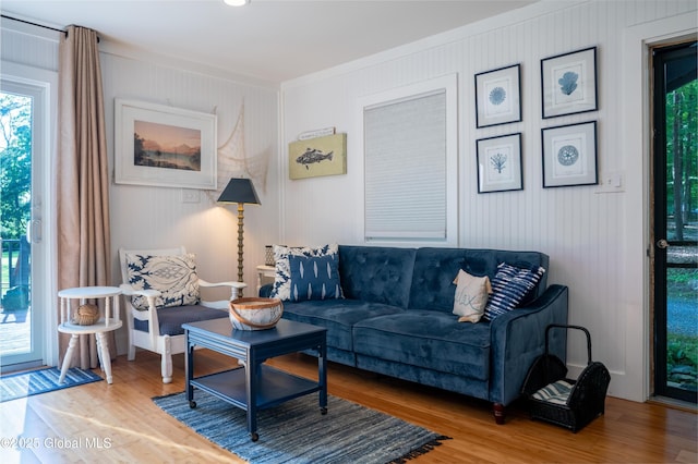 83 Pilot Knob Rd, Queensbury, NY 12804 - living area featuring wood finished floors