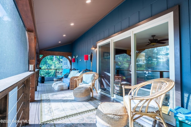 83 Pilot Knob Rd, Queensbury, NY 12804 - sunroom with vaulted ceiling