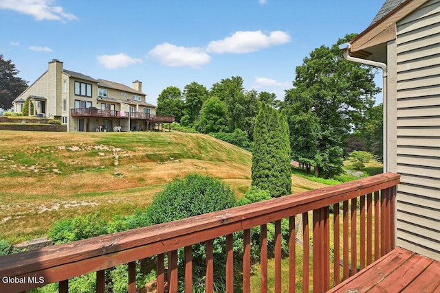 3 Pine Ridge Rd, Saratoga Springs, NY 12866 - deck featuring a lawn