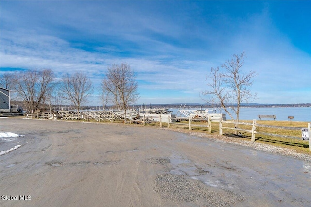 3 Pine Ridge Rd, Saratoga Springs, NY 12866 - view of dirt / gravel road with a water view