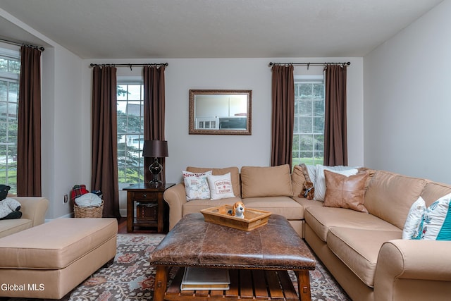 222 Bell Ct, Guilderland, NY 12303 - living area with plenty of natural light and wood finished floors