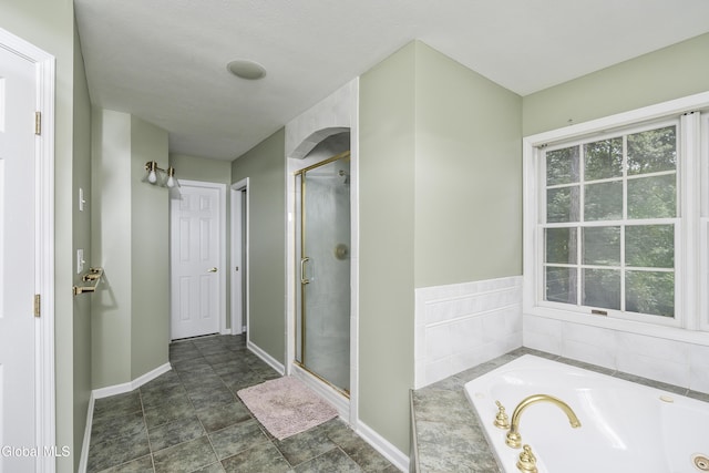 222 Bell Ct, Guilderland, NY 12303 - full bath featuring a stall shower and a tub with jets