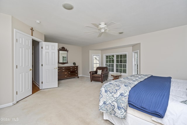 222 Bell Ct, Guilderland, NY 12303 - bedroom with carpet flooring and a ceiling fan