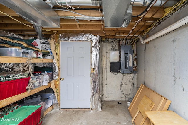 222 Bell Ct, Guilderland, NY 12303 - unfinished below grade area featuring electric panel