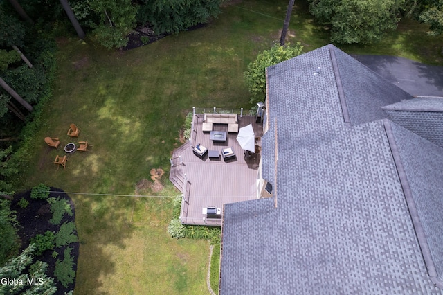 222 Bell Ct, Guilderland, NY 12303 - view from above of property