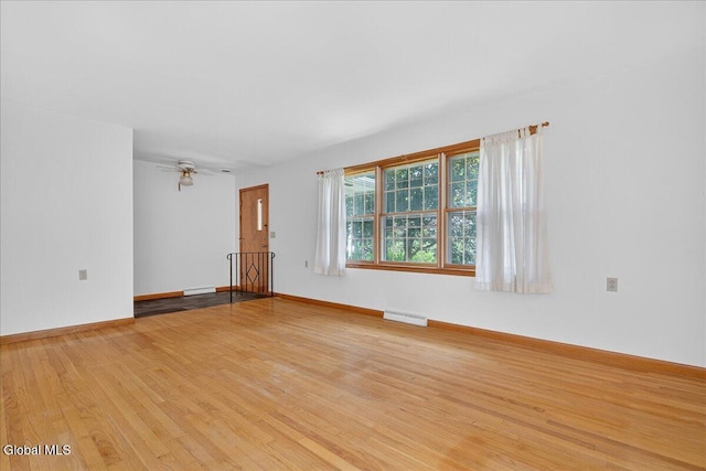 3 Roberts Ln, Saratoga Springs, Inside, NY 12866 - spare room with wood finished floors and a ceiling fan