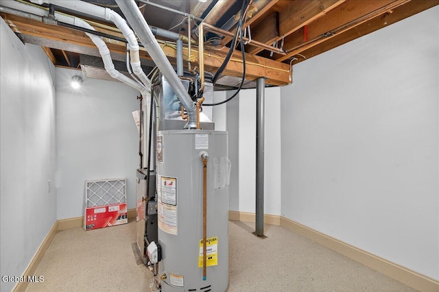 3 Roberts Ln, Saratoga Springs, Inside, NY 12866 - utility room with gas water heater