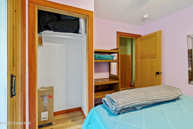 35 Scribner Hollow Rd # E3, Hunter, NY 12442 - bedroom with wood finished floors