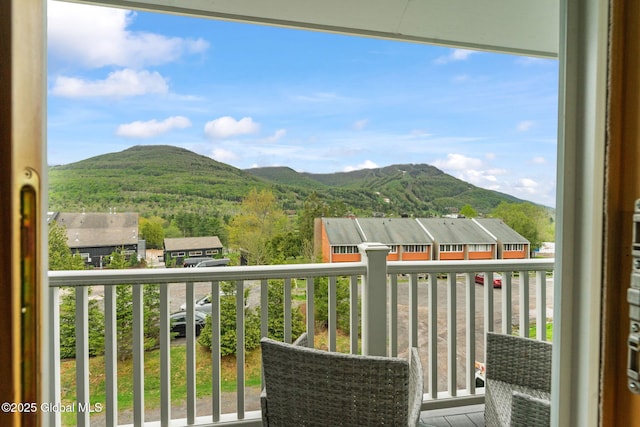 35 Scribner Hollow Rd # E3, Hunter, NY 12442 - balcony with a mountain view