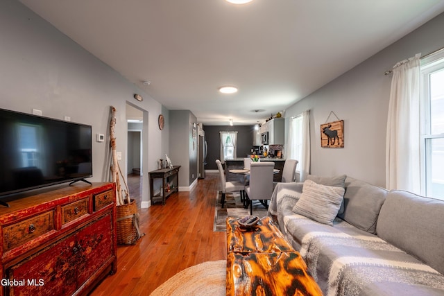 10 3rd St, South Glens Falls, NY 12803 - living room featuring plenty of natural light and wood-type flooring